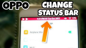 Oppo Change Status Bar