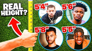 How Tall Are Your Favorite Youtubers?! (Feat. SwagBoy Q, Jay Jones & More)