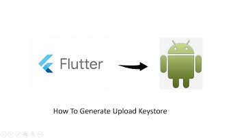 How to generate upload keystore in flutter(android)