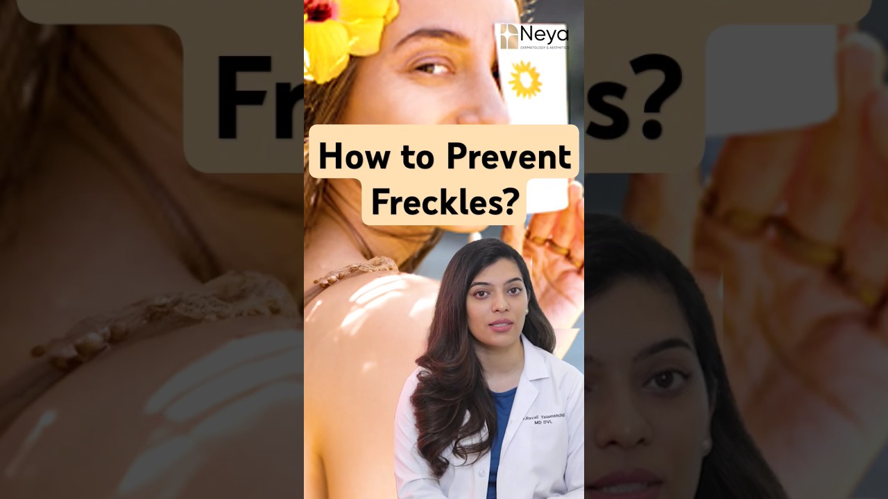 Sunscreen for freckles | How to prevent freckles on face?