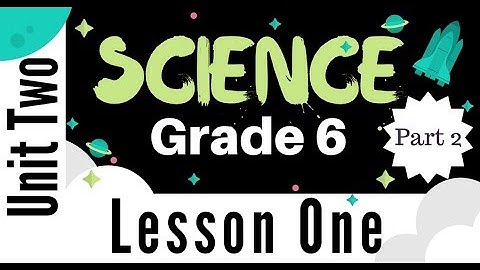 Grade 6 | Unit 2 - Lesson 1 - Part 2 - Heat Conduction