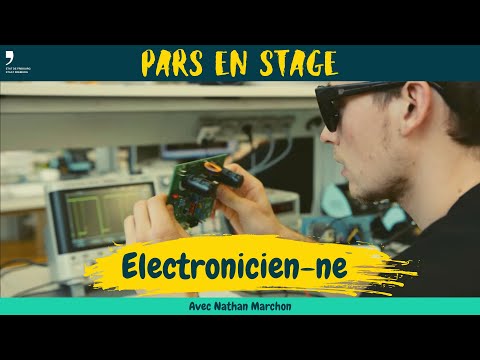 Electronicien-ne CFC. Pars en stage avec Nathan Marchon