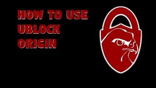 how to use ublock origin