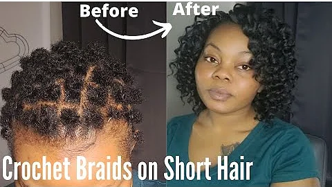 Easy Braidless Crochet Braids for Short Hair