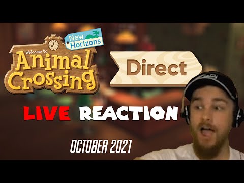Live Reaction to the Animal Crossing: New Horizons Direct (October 2021) [Recorded Live]