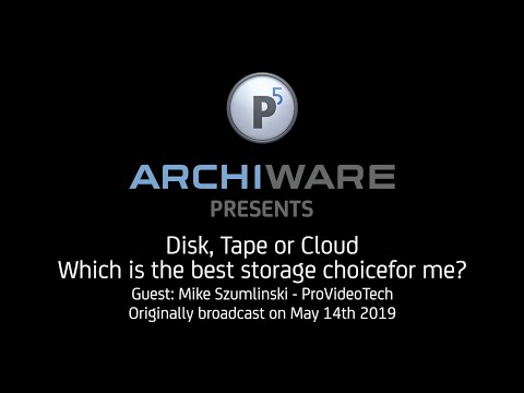 Archiware Webinar Wednesday