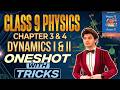 Chapter 3 and 4 Dynamics I & Dynamics II | One Shot | Class 9 Physics Federal Board New Book 2026
