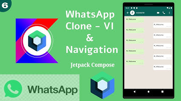 WhatsApp Clone in Jetpack Compose Part - VI | Navigation | Menu | Android | Make It Easy
