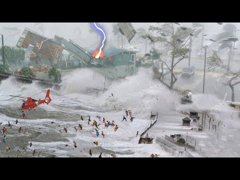 France now! Cyclone Belal destroyed everything in Reunion and Mauritius
