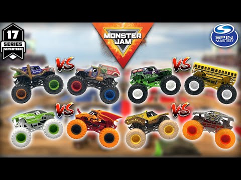 SPIN MASTER MONSTER JAM DOUBLE DOWN SHOWDOWN | SERIES 17 | 1:64 SCALE