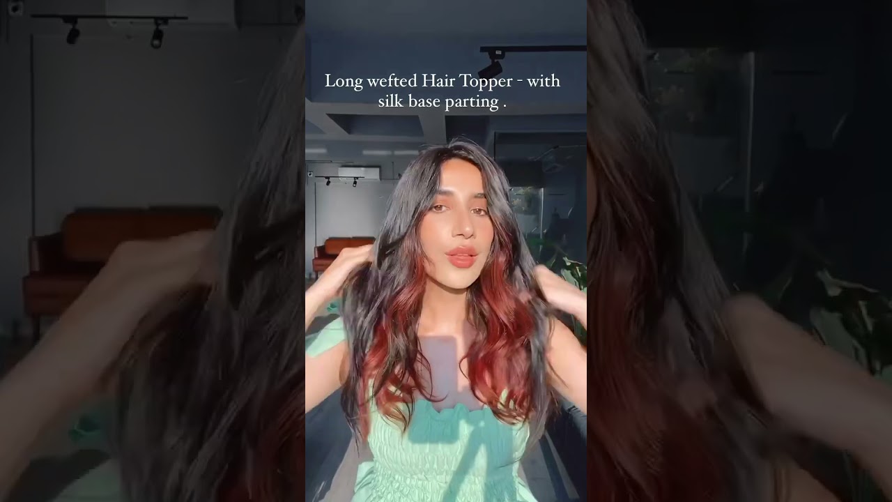 Silk Top Long Wefted Hair Topper | 