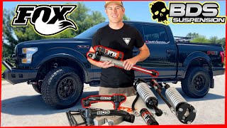 BDS 3' Lift Kit install with Fox Performance Elite Coilovers  Ford F150 | Truck Mods