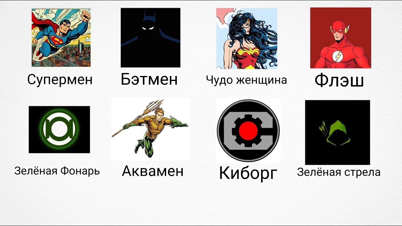 Все 8 членов Лиги Справедливости: кто реально сильнее?