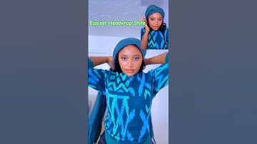Easiest Headwrap Style You Need to Try #shorts