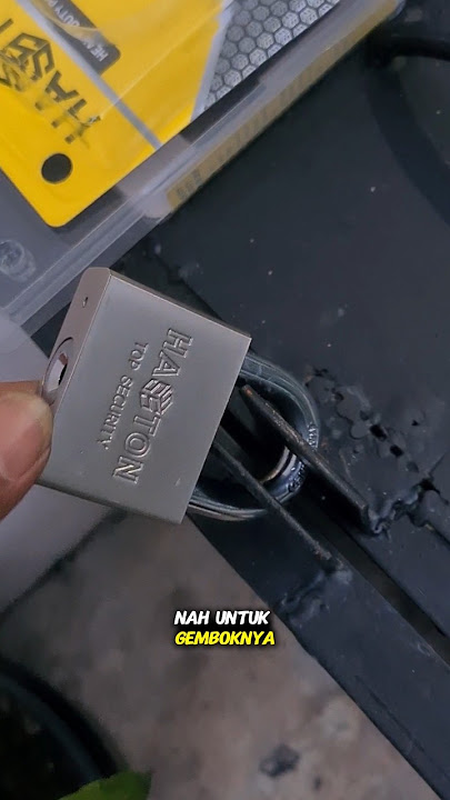 Hasston original anti-theft padlock is better quality and affordable 40,50,60,70 mm #youtubeshopping