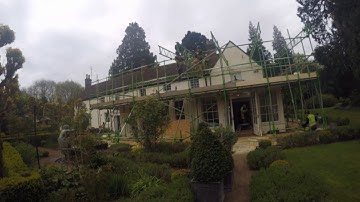 Alliance Scaffolding - Roof scaffold timelapse