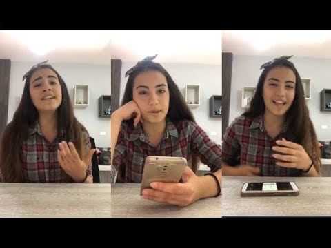 لين الحايك تجيب على اسئلة المتابعين وتغنى لايف 🤓❤😎