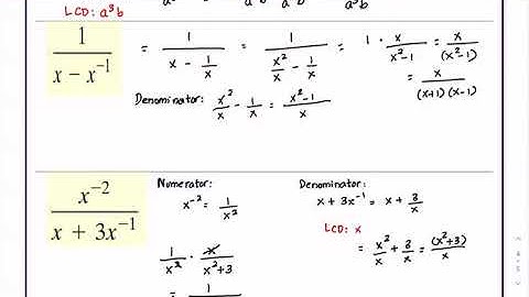 Complex Fractions (Part-II)