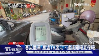 寒流籠罩 室溫18度以下建議開暖氣保暖｜TVBS新聞@TVBSNEWS01