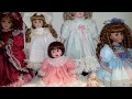 PORCELAIN DOLL COLLECTION STARTED IN THE 80s