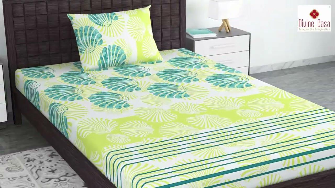 Divine Casa bed sheet chadarbedsheets for double bedCotton bedsheet
