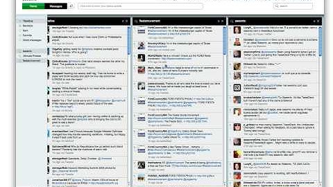 Seesmic Web: Multi Column mode