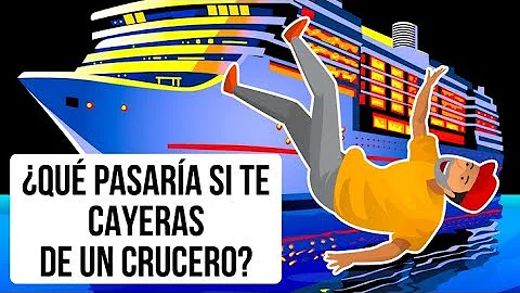 ¿Qué ocurre si alguien se cae de un crucero?