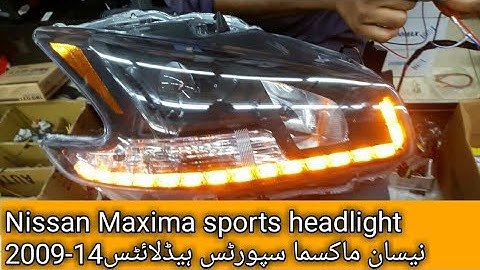DRL Nissan maxima2009-2014 Sports headlight|DRL headlight Maxima review|Maxima LED headlight