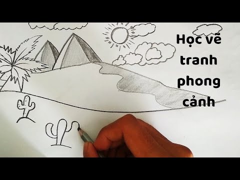 Video: Cách Vẽ Sa Mạc Bằng Bút Chì Từng Bước