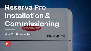 How-To | Reserva Pro Installation &amp; Commissioning