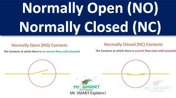 Normally Opened and Normally Closed Contacts: How They Work | Mr. SMART Tutorial
