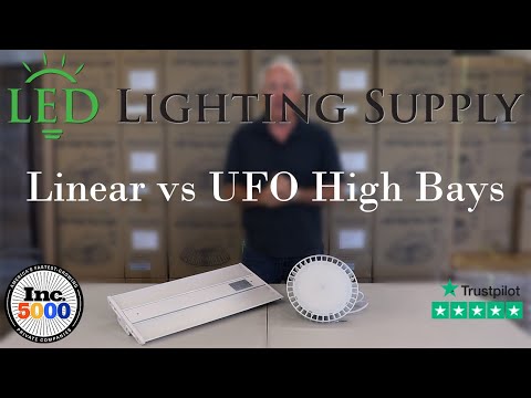 Linear vs UFO High Bay LED Lights: Expert