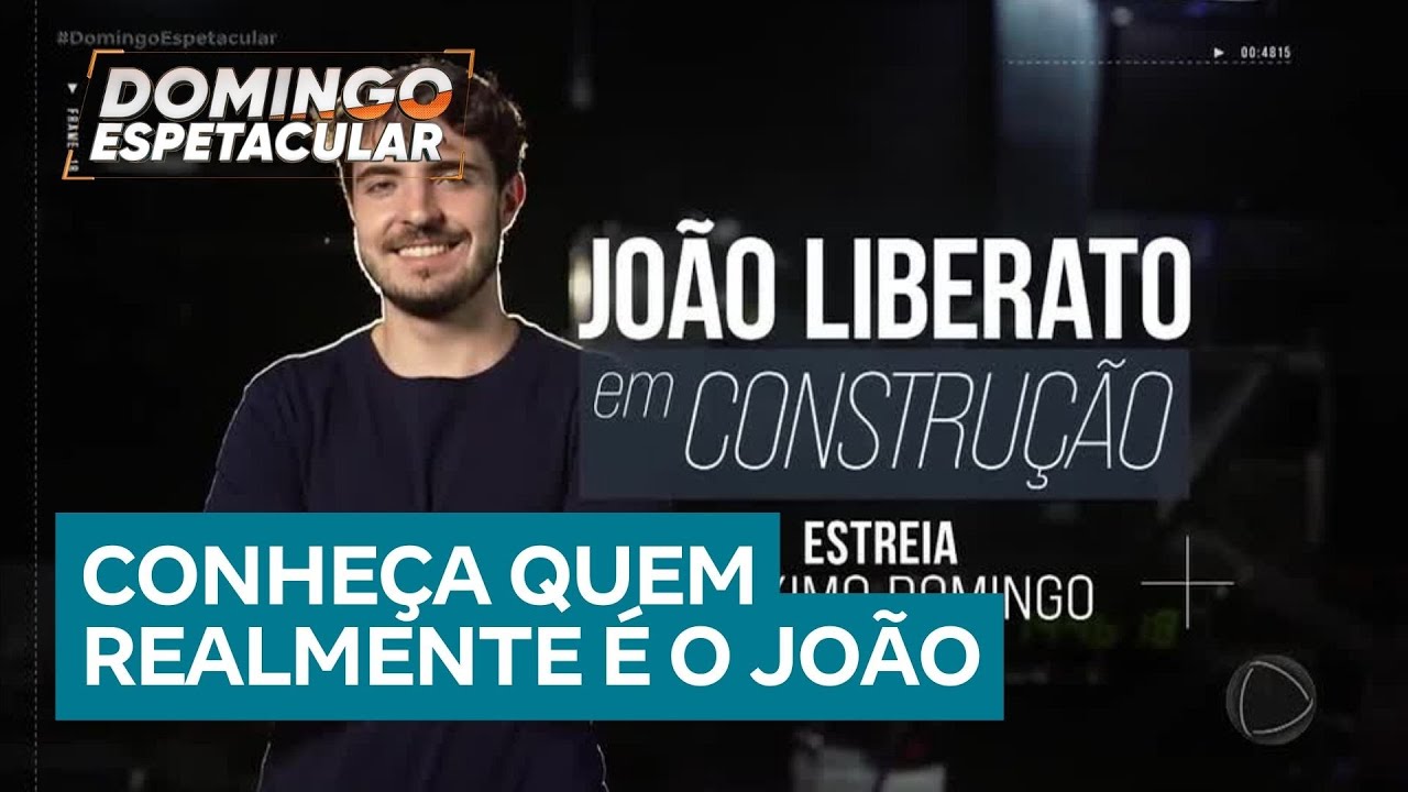 João Liberato estreia quadro no próximo domingo (25)
