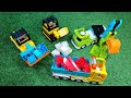 Learn Colors with LEGO Construction Vehicles 🚧 | Montessori Style Play