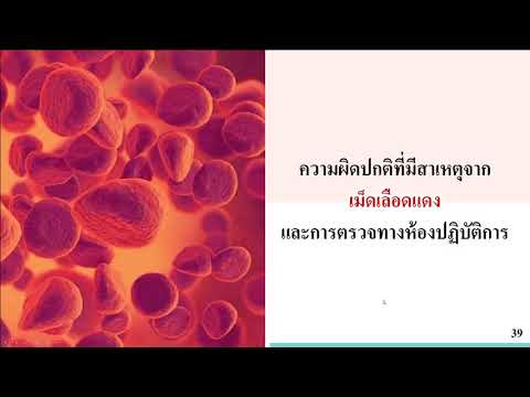 ประมวลความรู้โลหิตวิทยา ตอนที่ 2/5 เพื่อสอบใบประกอบ MT