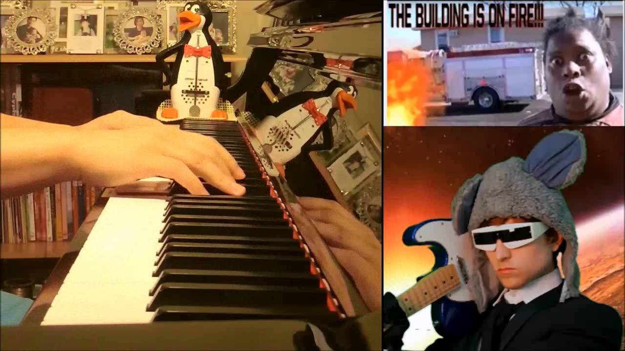 Not Today (The Building Is on Fire) - Schmoyoho 'Songify This' (Piano Cover by Amosdoll)