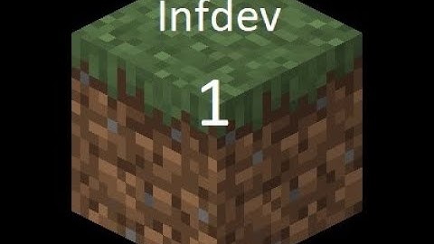Minecraft all the blocks (Infdev 1)