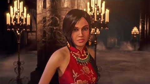 Ada Try On Sexy Dress Resident Evil 4 Remake Mod Gameplay pt2