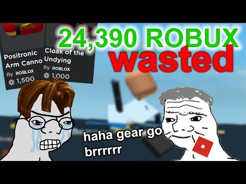 Roblox Wasted 250 Worth Of My Robux On Broken Items Youtube