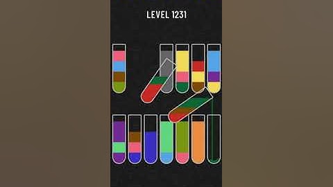 water sort puzzle - level 1231