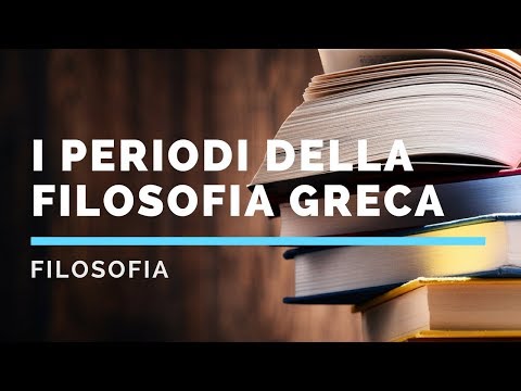 I periodi della filosofia greca