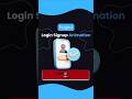Login SignUp Animation 📌 Source Code - Link in bio🔥💥 Follow @pavangx