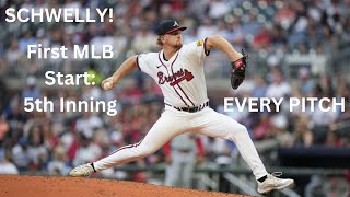 Spencer Schwellenbach - Every pitch of his Major League Debut - 5th inning