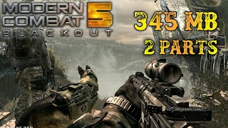 Highly Compressed Modern Combat 5 Blackout In Android Apk Data 