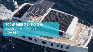 【RENOGY】12V 100W MBBフレキシブル単結晶ソーラーパネル