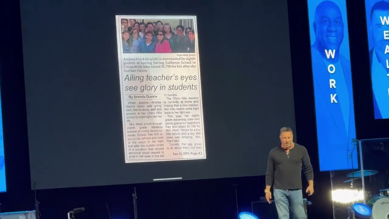 Ed Mylett's emotional One More Day Miss you Dad Speech at Life Surge Anaheim