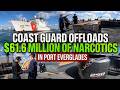 Coast Guard offloads $61.6 Million of Narcotics in Port Everglades