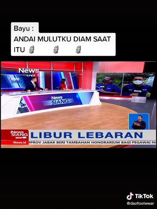 Viral Reporter tv ngomong Anjir #reporter #anchor #viral #ngakak #reportertv #bayu #news #presenter