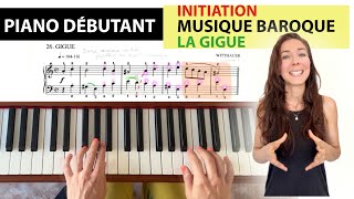 Piano débutant: Initiation à la musique baroque avec une gigue