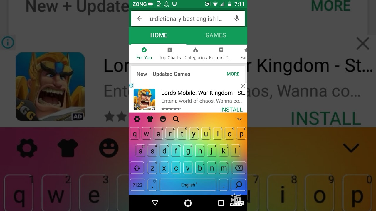 Hwo to use U-dictionary/Translate english whatsapp Message to urdu learn /english 2018